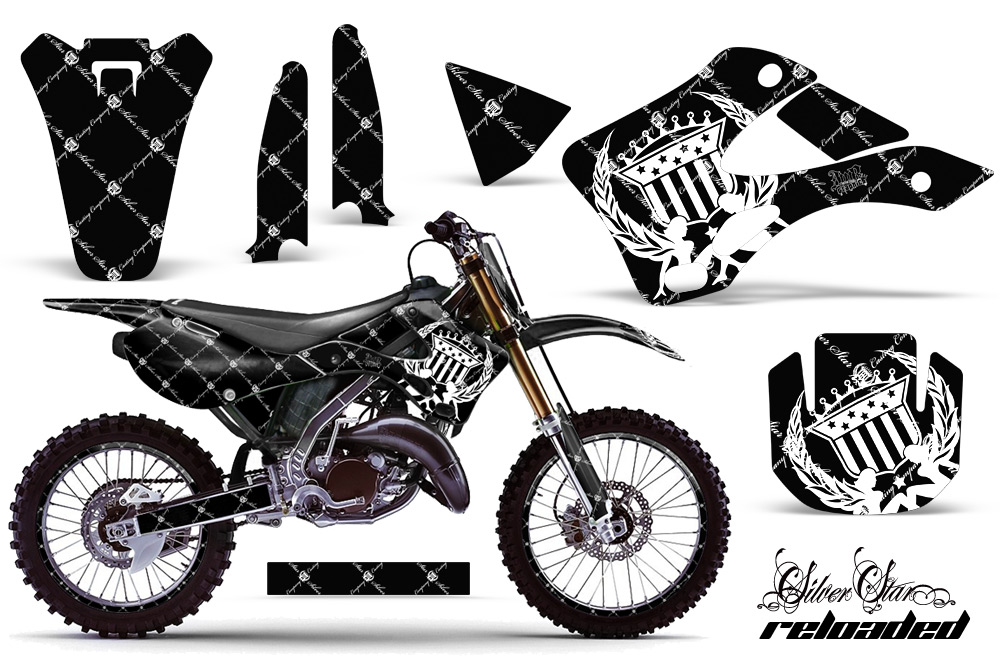 Kawasaki KX125 KX250 99-02 Graphics Kit SSR WB NPs